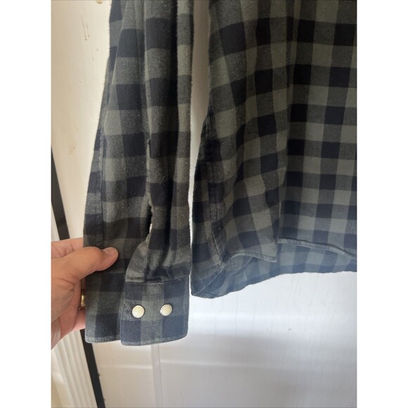 Armani Exchange Men's Plaid Flannel Long Sleeve Button Down Shirt Sz XXL/TTG - Picture 2 of 11